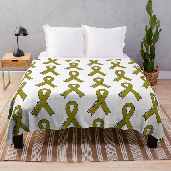 Item preview, Gold Childhood Cancer Ribbon designed and sold by anneweidner10.