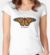 Monarch Butterfly - Got Milkweed? Women's Fitted Scoop T-Shirt
