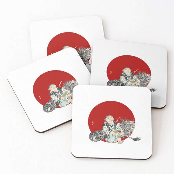Item preview, Japanese Flag - Smoking farmer with branches designed and sold by weavernap.
