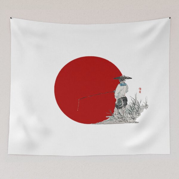 Item preview, Japanese Flag - Fisherman designed and sold by weavernap.