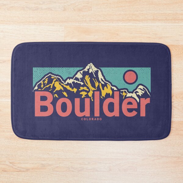 Item preview, Boulder Colorado - Classic Outdoor Mountain Graphic Apparel designed and sold by Si Li.