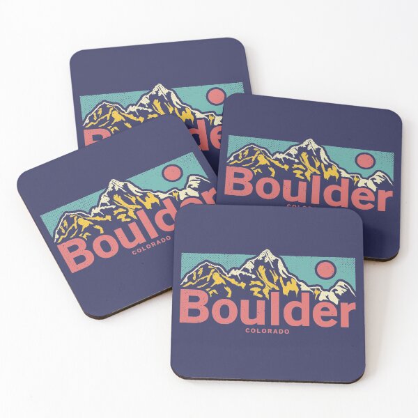 Item preview, Boulder Colorado - Classic Outdoor Mountain Graphic Apparel designed and sold by Si Li.