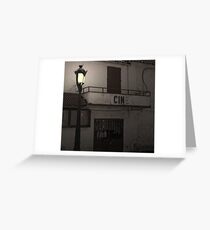 Cinema not showing anymore Greeting Card