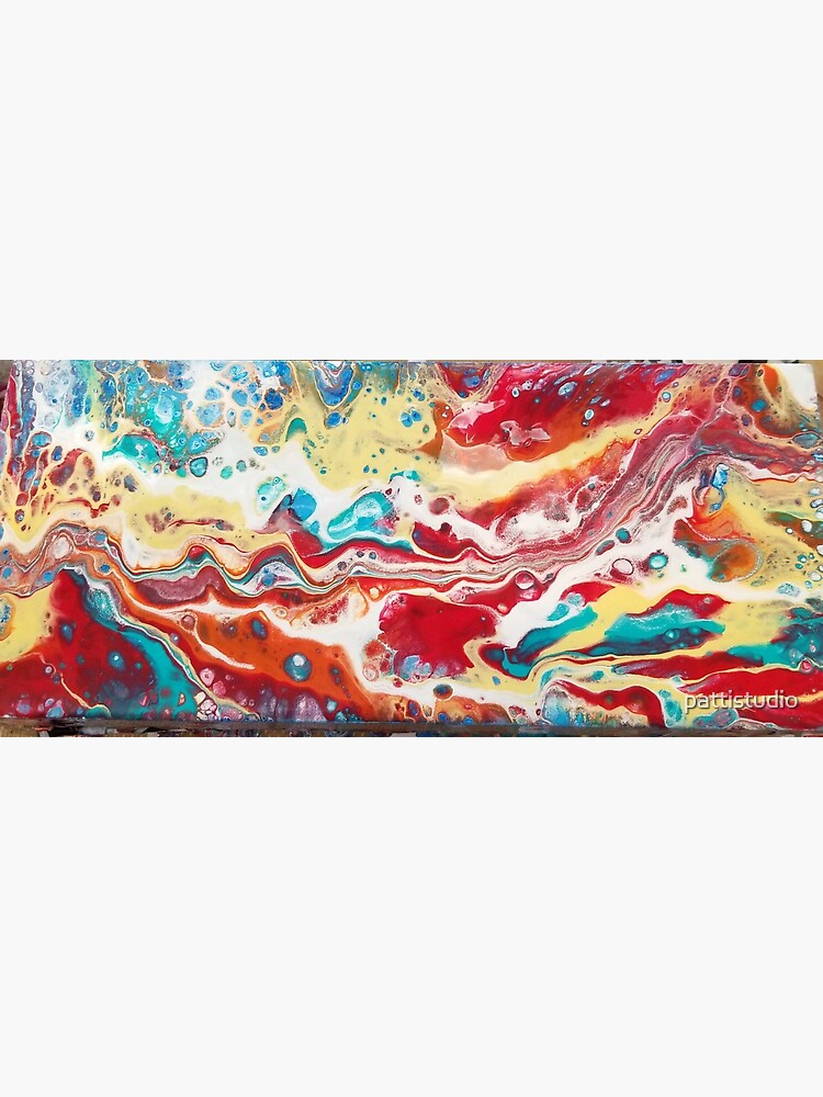 Acrylic Painting Desert Landscape by pattistudio