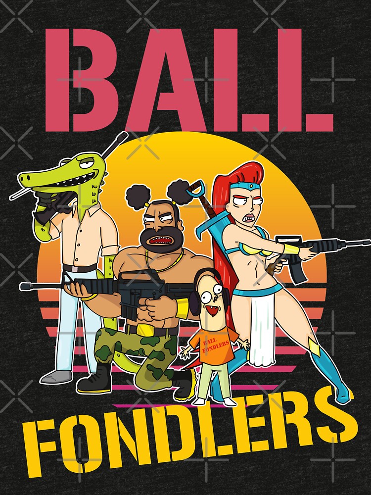 Rick and Morty Ball Fondlers TV Series T-shirt by McPod