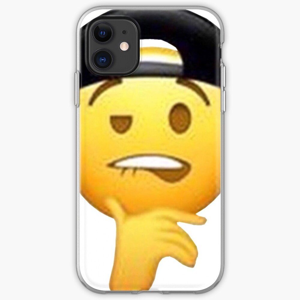 "Lip Biting Emoji With Hat" iPhone Case & Cover by SimonM6420 | Redbubble