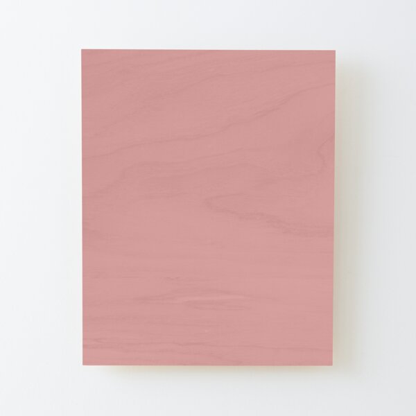Pressed Rose | Color Trends | London | Spring Summer 2019 | Solid Color | Fashion Colors | Wood Mounted Print