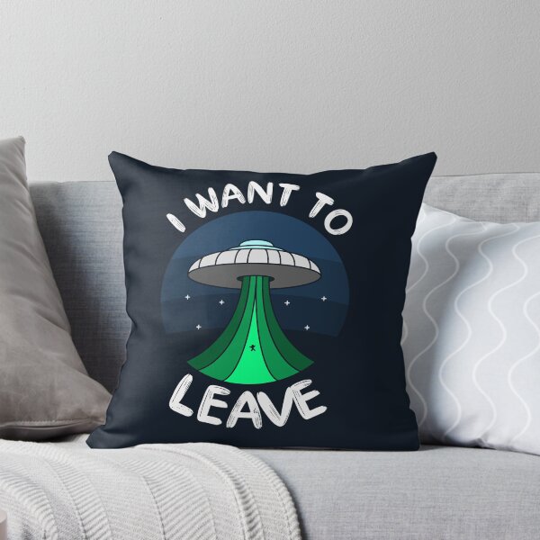 Item preview, UFO (I Want To Leave) - Graphic Design designed and sold by Lumos19 Studio.