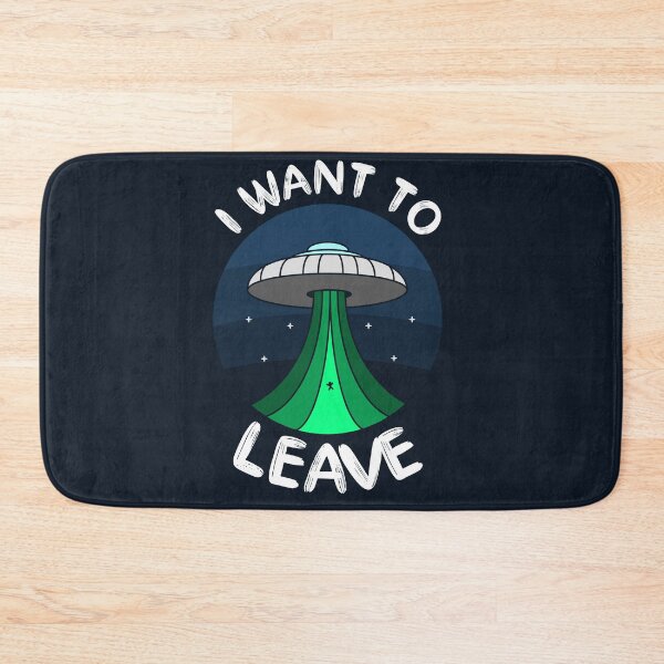 Item preview, UFO (I Want To Leave) - Graphic Design designed and sold by Lumos19 Studio.