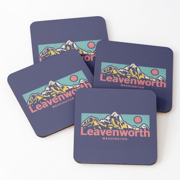 Item preview, Leavenworth Washington - Classic Outdoor Mountain Graphic Apparel designed and sold by Si Li.