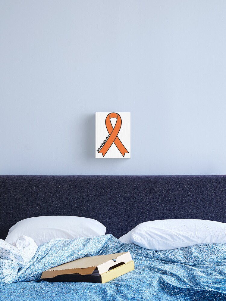 Orange Kidney Cancer and Leukemia Ribbon | Postcard