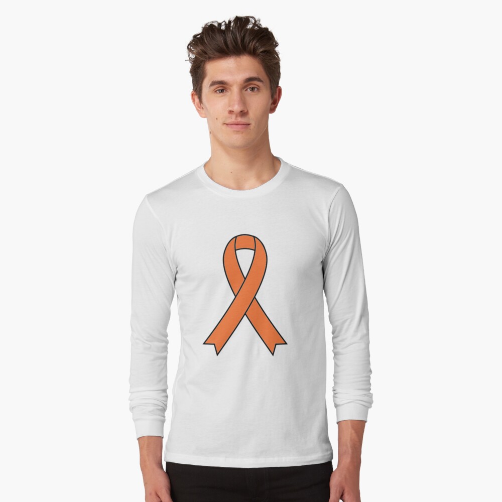 Orange Kidney Cancer and Leukemia Ribbon Greeting Card for Sale by  barrelroll1