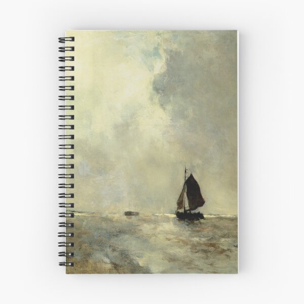 Item preview, Sailing Boat in Choppy Seas-Johan Hendrik Weissenbruch designed and sold by LexBauer.