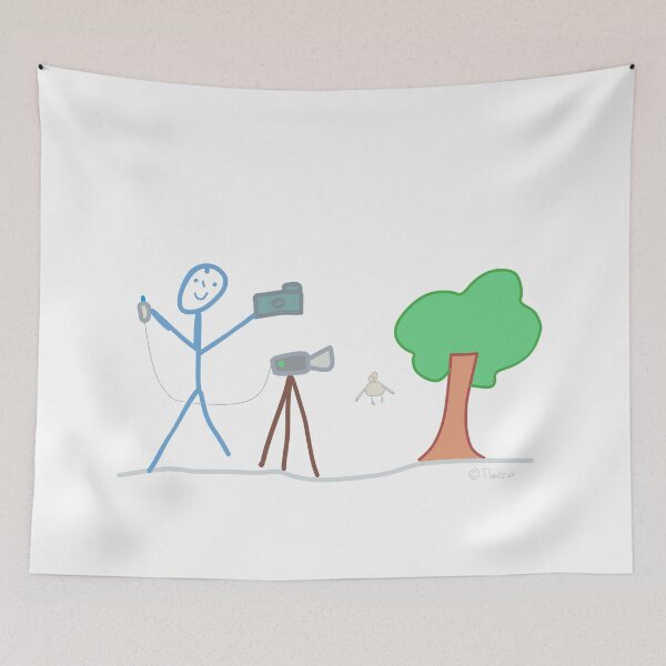 Item preview, Photographer Stick Figure, Job SLR Creative Image Motive designed and sold by KlareLinie.