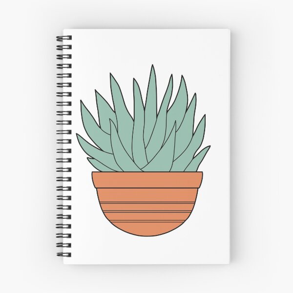 Item preview, Light Green and Orange Potted Succulent designed and sold by elmma design.