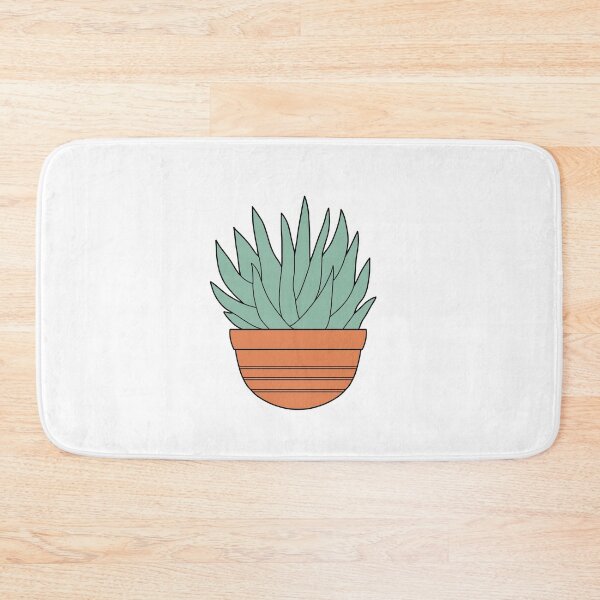 Item preview, Light Green and Orange Potted Succulent designed and sold by elmma design.