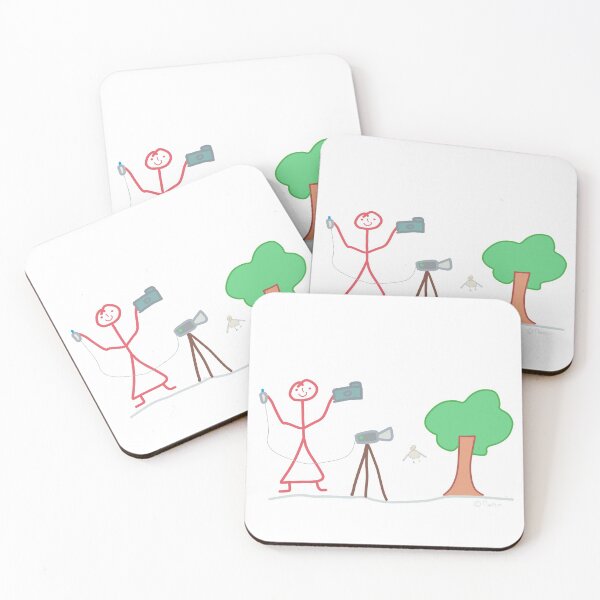 Item preview, Photographer Stick figure, Job SLR Creative Image Motiv designed and sold by KlareLinie.