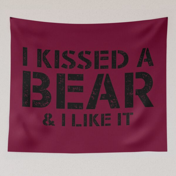 Item preview, I KISSED A BEAR & I LIKE IT - GAY BEAR designed and sold by gbshop.