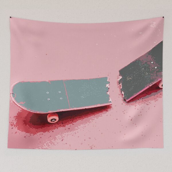 Item preview, Broken Skateboard Deck Pinko designed and sold by CharlieCreator.