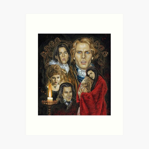 Interview with the Vampire tribute Art Print