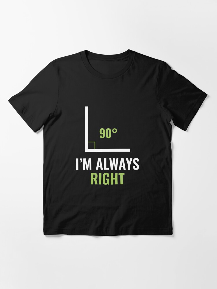 mr always right t shirt