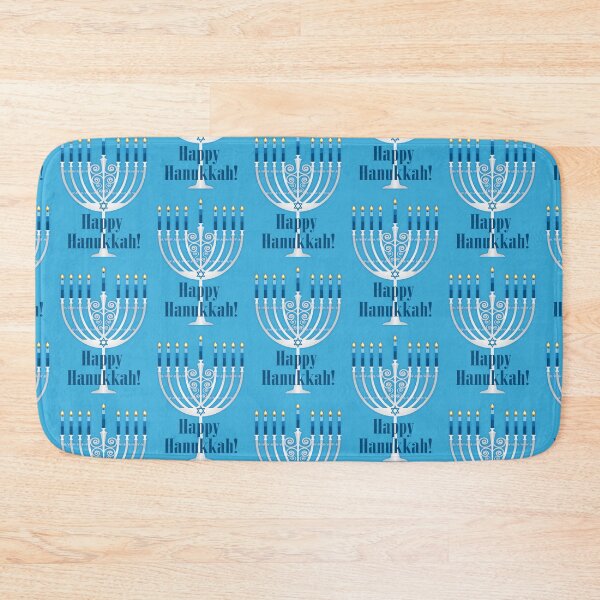 Aperçu de l'œuvre Joyeux Hanoukka Menorah allumée créée et vendue par Elsy's Art.