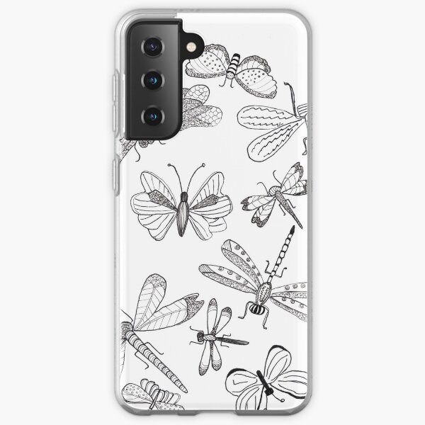Dragonflies/butterflies Samsung Galaxy Soft Case