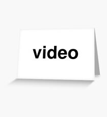 video Greeting Card
