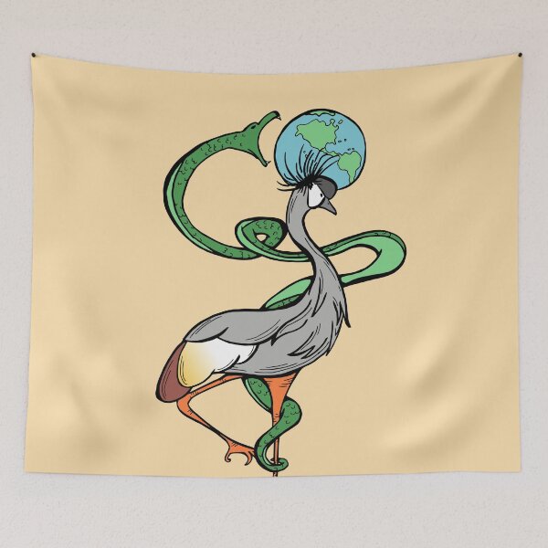Item preview, Cresta de pájaro, serpiente y globo designed and sold by Otter-Grotto.