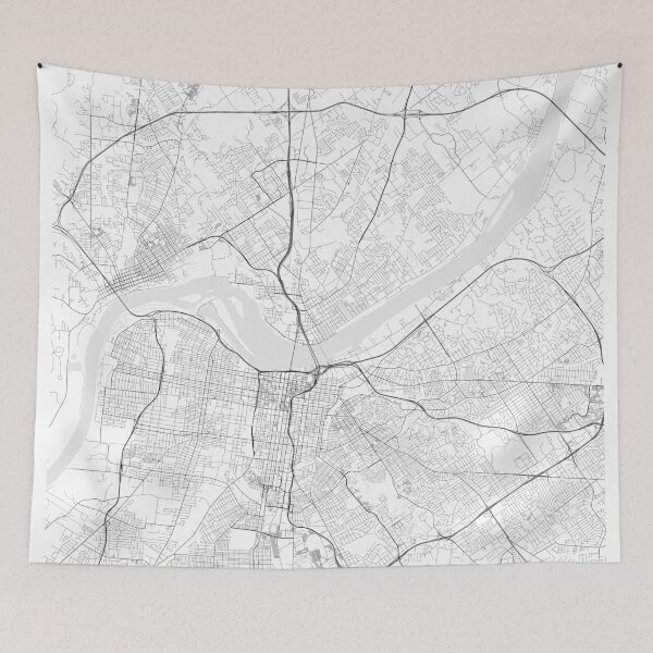 Item preview, Louisville KY Map   designed and sold by Kara515.