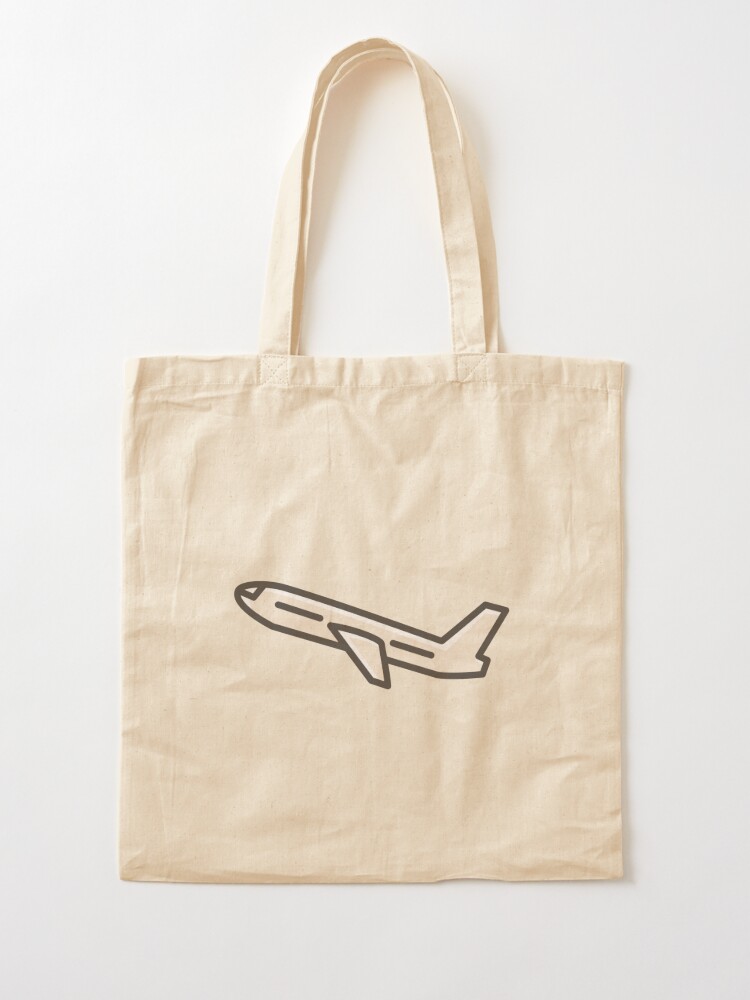 plane tote bag