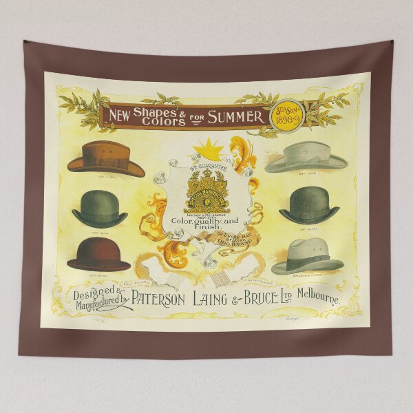 Item preview, Mens Hat Fashion Advertisement Vintage Australian designed and sold by karwilberevivalcollection.