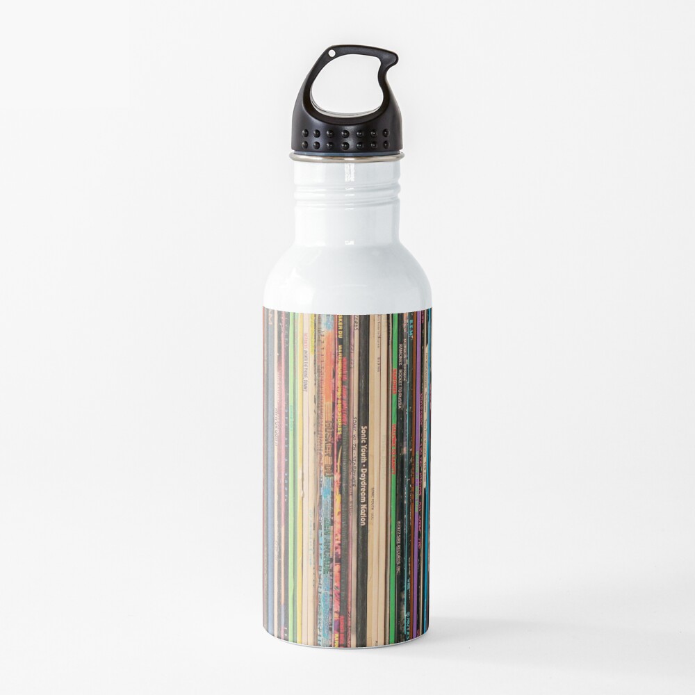 Classic Alternative Rock Records Water Bottle