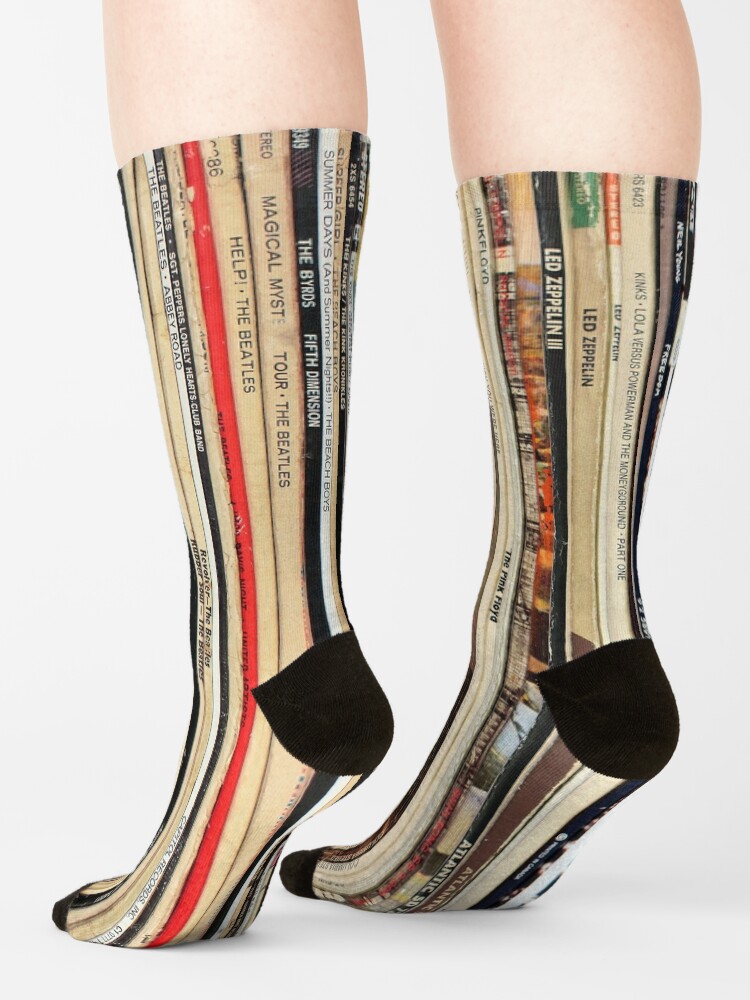 Alternate view of Classic Rock Vinyl Records Socks