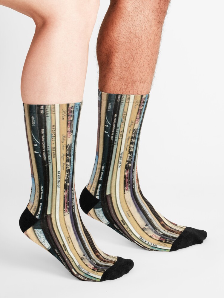 Alternate view of Classic Rock Vinyl Records Socks