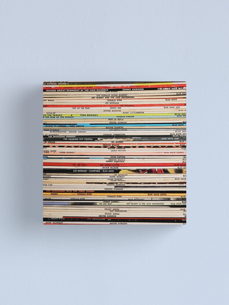 Alternate view of Blue Note Vinyl Records Canvas Print