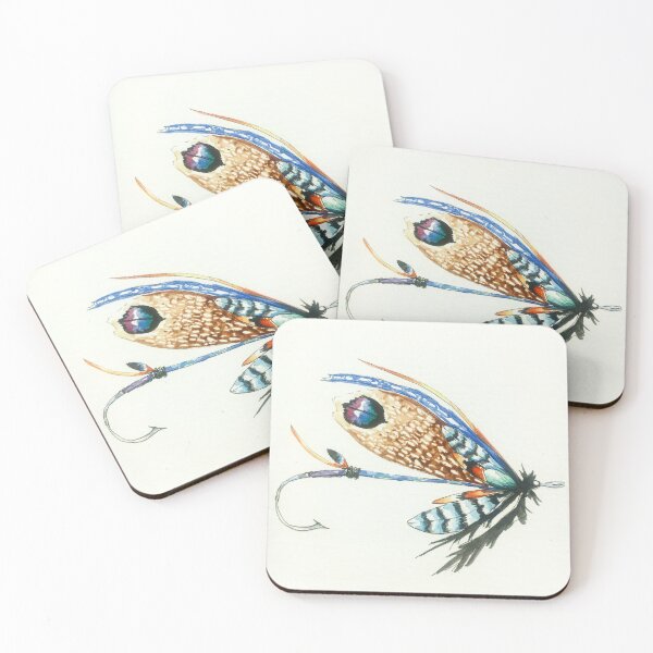 Item preview, Pesca Mosca Angler Acuarela designed and sold by Meg Sanders.