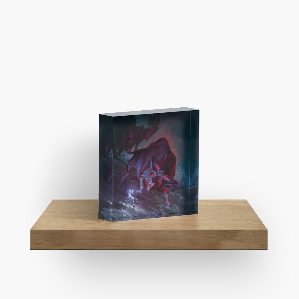 The Last Unicorn Acrylic Block