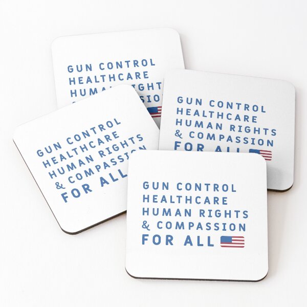 Item preview, Gun Control Healthcare Human Rights and Compassion For All designed and sold by StudioUnrefined.