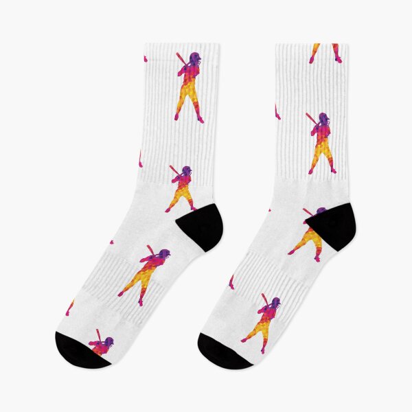 Item preview, Colorful Female Softball batter in stance designed and sold by tfortier.