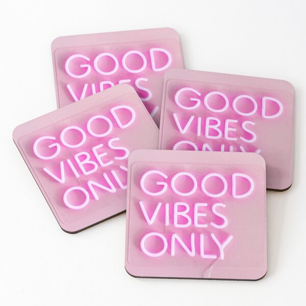 Item preview, good vibes only pink designed and sold by Kate Boone.