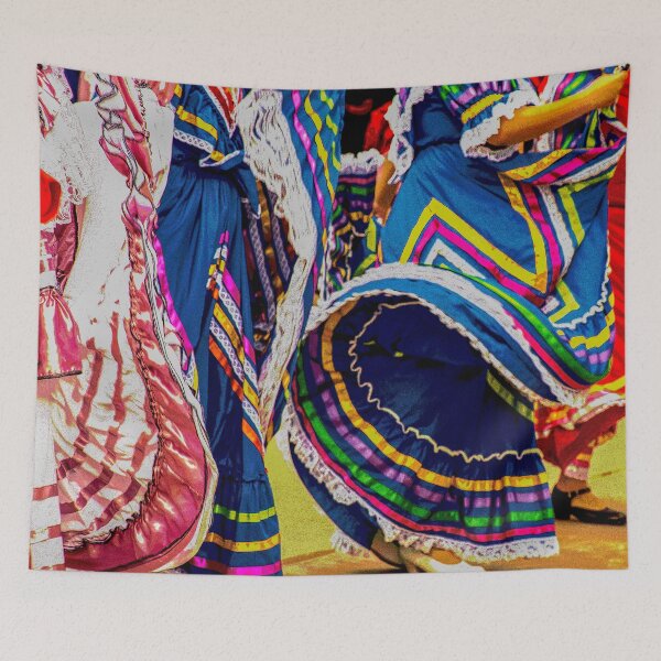 Item preview, Folkorico Dancers Celebrating Mexican Independance Day designed and sold by William E Lopez.