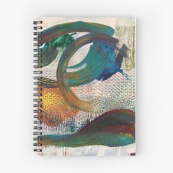 Item preview, "Jewel Skin" - Abstract Painting with Faux Leather Pattern designed and sold by Caroline Conlon.
