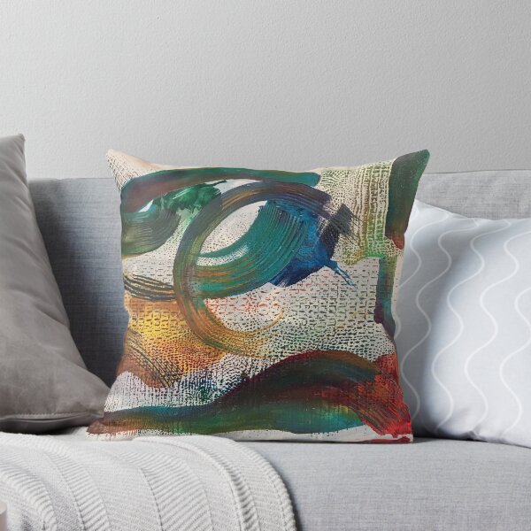 Item preview, "Jewel Skin" - Abstract Painting with Faux Leather Pattern designed and sold by Caroline Conlon.