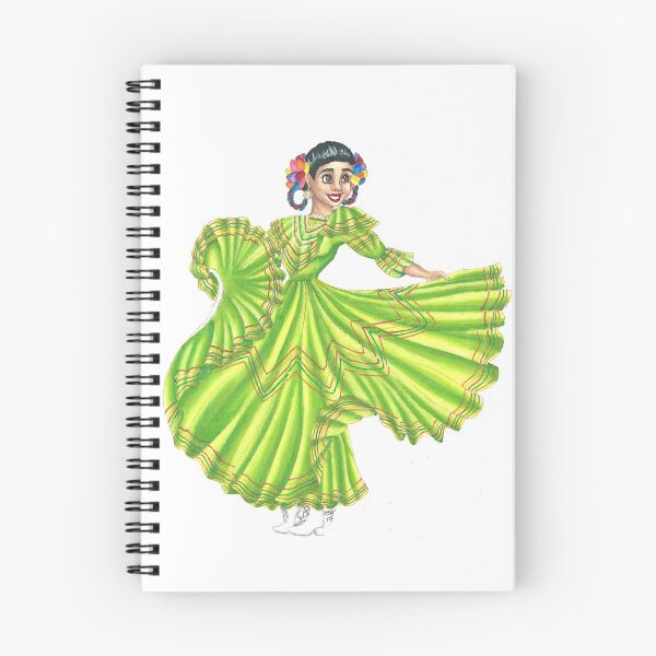 Item preview, Green Folklorico designed and sold by artfulalli.