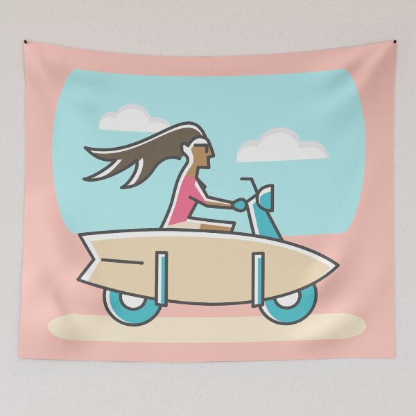 Item preview, Surfer Girl designed and sold by lukebenjamin.