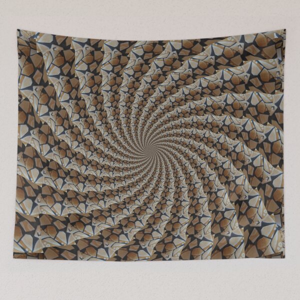 Item preview, Ceramic tile shards spiral pattern designed and sold by wagnerps.