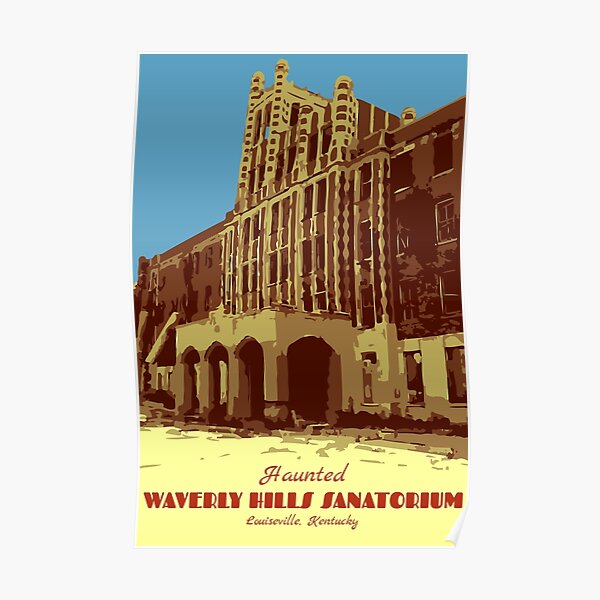 Waverly Hills Sanatorium Art Deco Poster