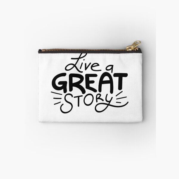 Item preview, Motivational Inspirational and Positive quote -  Live a great story typography text art by Word Fandom - wordfandom designed and sold by Kerry Pritchard.