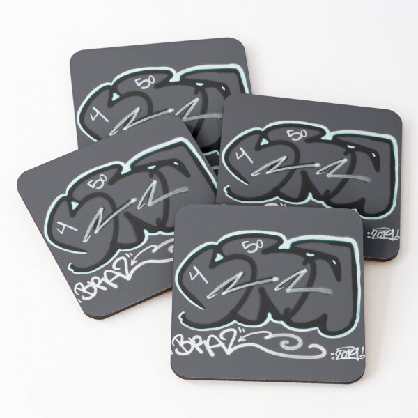Item preview, Brazz - Graffiti Flop # 2 (black & white blueish) designed and sold by Brazz Official.